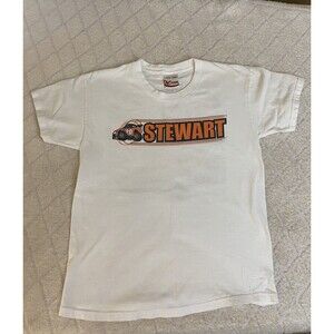Vtg Chase Authentics 2005 Tony Stewart 2 Sided Graphic Tee NASCAR Sz Large 14/16